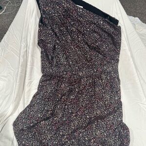 BCBGeneration One Shoulder Multicolor Dress